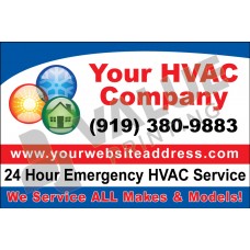 HVAC Vehicle Magnet #1